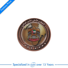 Custom 2D / 3D Logo Metal Antique Copper Gold Army Military Souvenir Commemorative Challenge Coin
